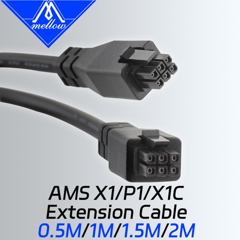 3D Printer Cable Chain - كابل تمديد Mellow Premium 6-pin لطابعات