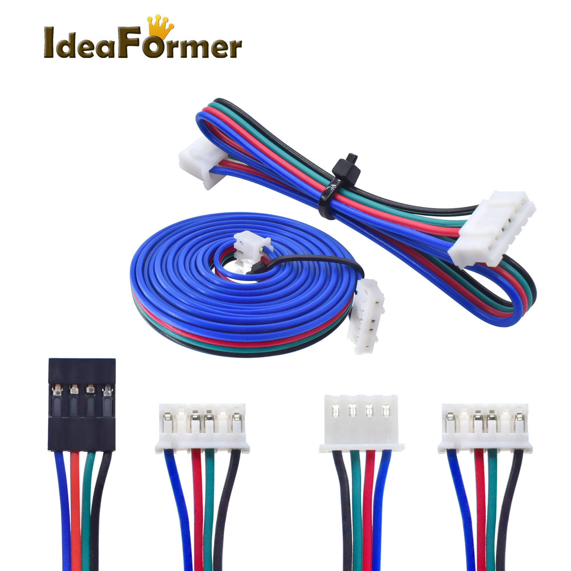 3D Printer Cable Chain - كابلات محرك خطوي 10 سم/50 سم/100