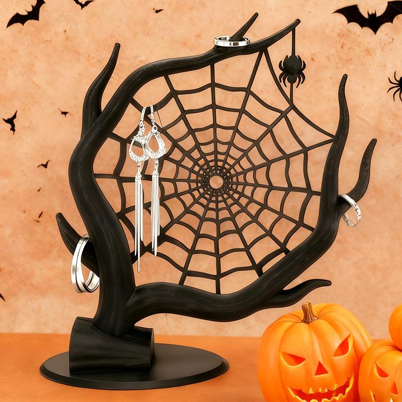 3D Printing Web - حامل مجوهرات على شكل شبكة عنكبوت