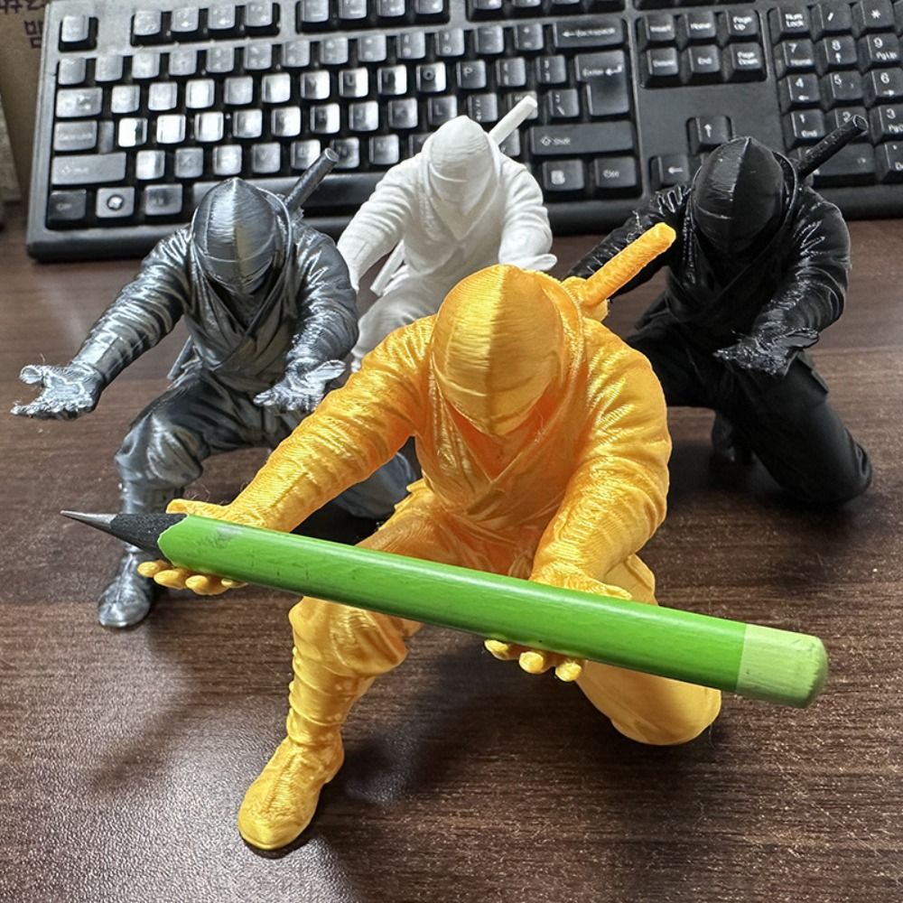 3D Printing Pen - زينة وديكورات النينجا المضحكة والعصرية، حامل