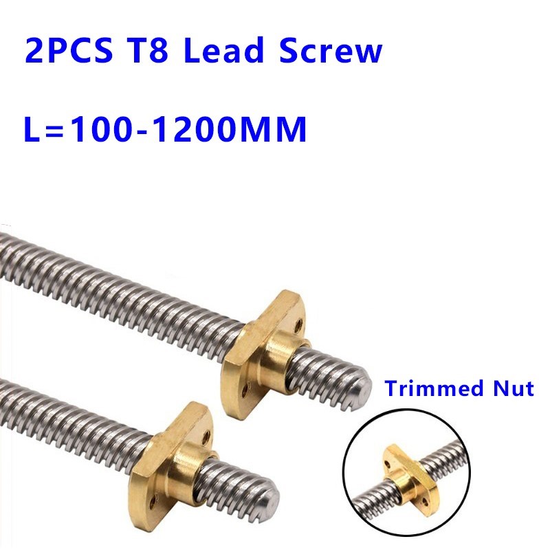 Lead Screw Stepper - T8 T-نوع شبه منحرف الرصاص المسمار