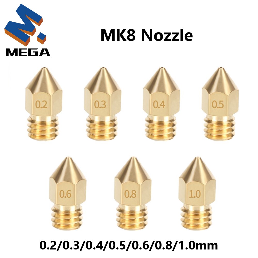 MK8 فوهة نحاسية 0.2/0.3/0.35/0 - مراجعة 3D Printing Ender وسعره