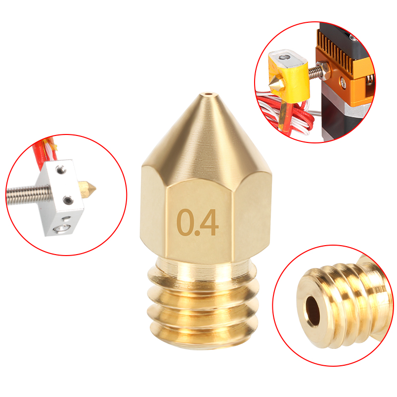 MK8 فوهة نحاسية 0.2/0.3/0.35/0 - مراجعة 3D Printing Ender وسعره
