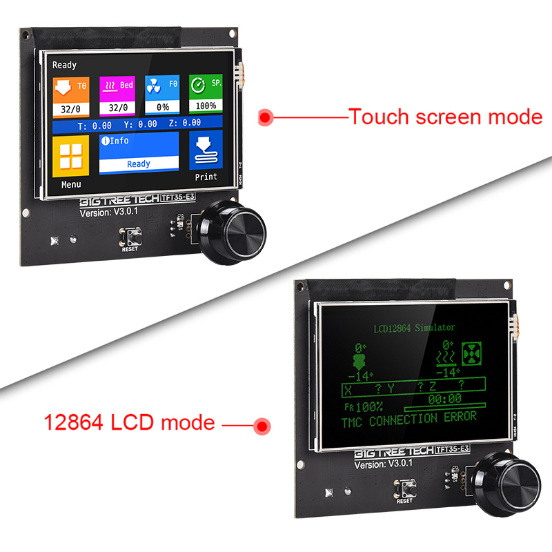 BIGTREETECH TFT35 E3 V3.0 طابع - مراجعة Pei Sheet وسعره