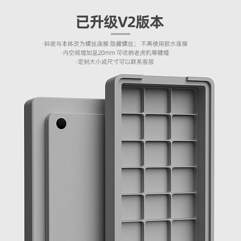 أول 24 Keycap تخزين صندوق عرض  - مراجعة Enclosure 3D Printing وسعره