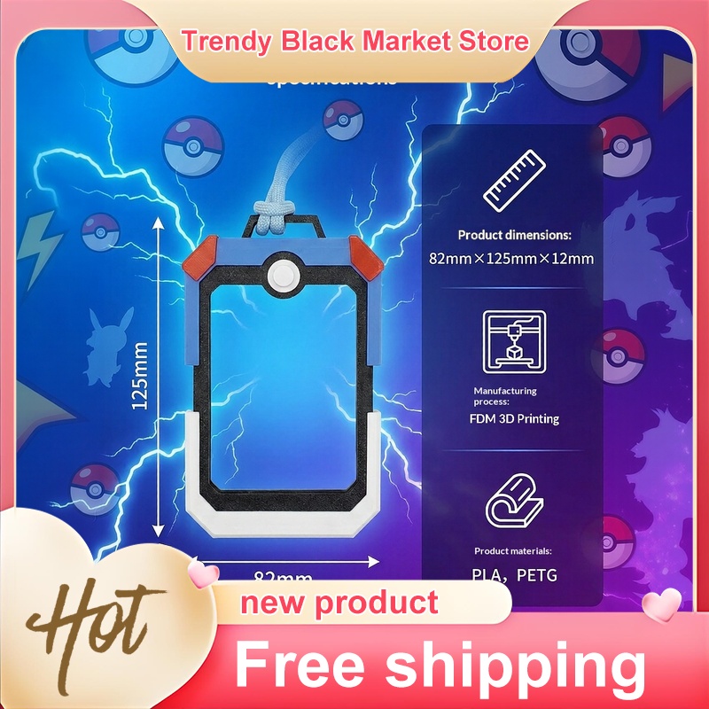 حامل عرض بطاقات بوكيمون PTCG م - مراجعة 3D Printing Card وسعره