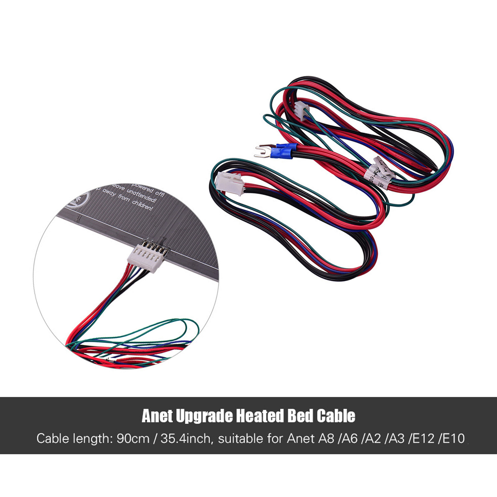 Anet 18AWG ترقية ساخنة سرير كا - مراجعة 3D Printer Cable Chain وسعره