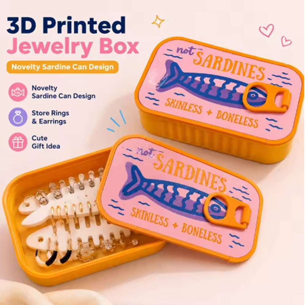 صندوق مجوهرات على شكل علبة سرد - مراجعة Enclosure 3D Printing وسعره