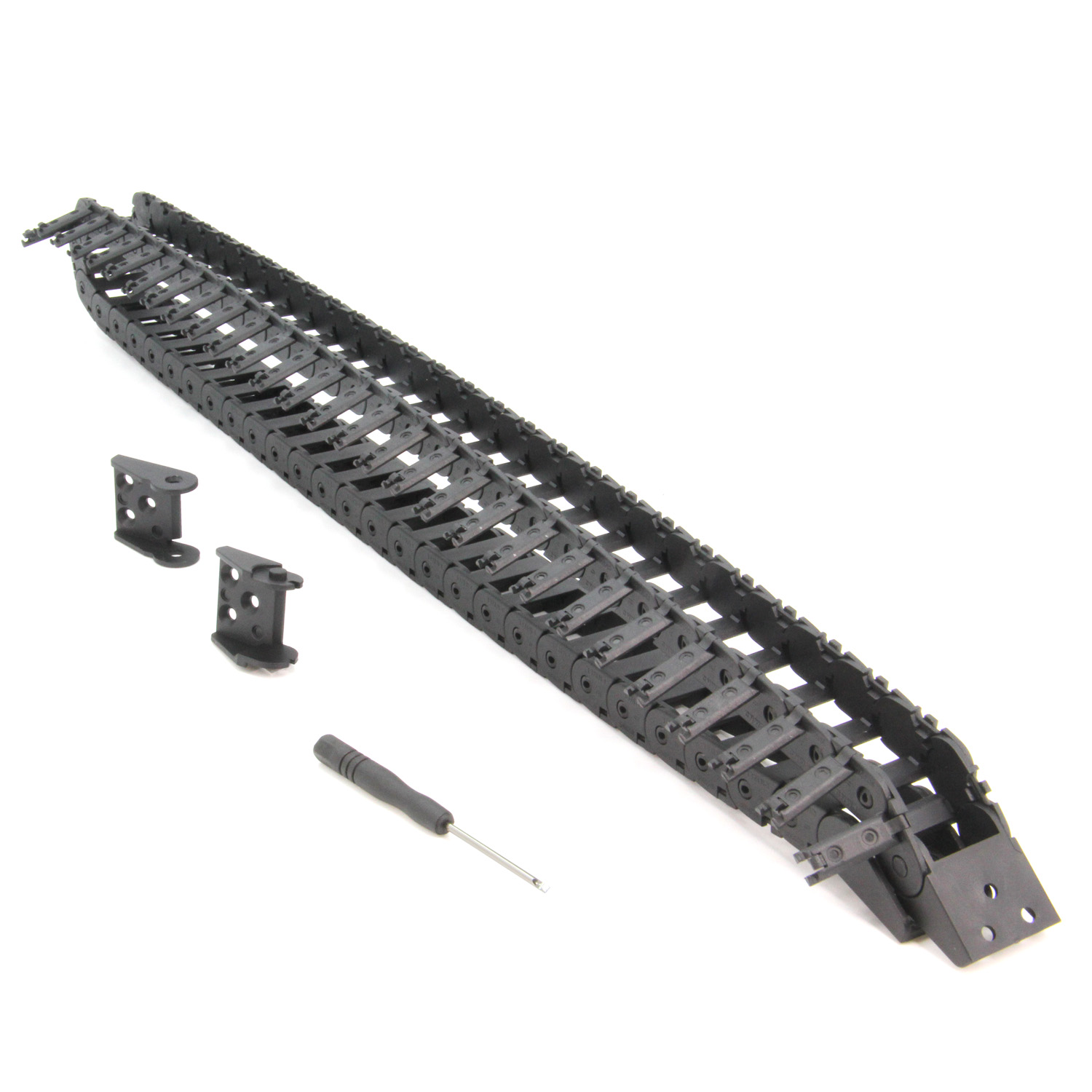 10X20mm سحب سلسلة طول 1 متر مف - مراجعة 3D Printer Cable Chain وسعره