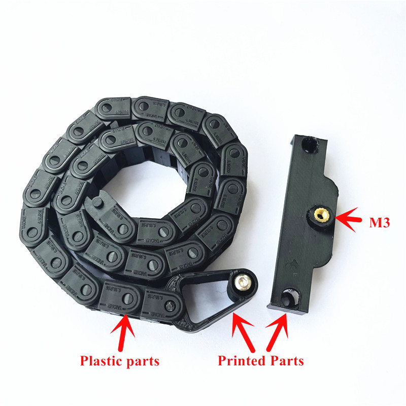 سلسلة سحب مغامر فلاشفورج مع مج - مراجعة 3D Printer Cable Chain وسعره