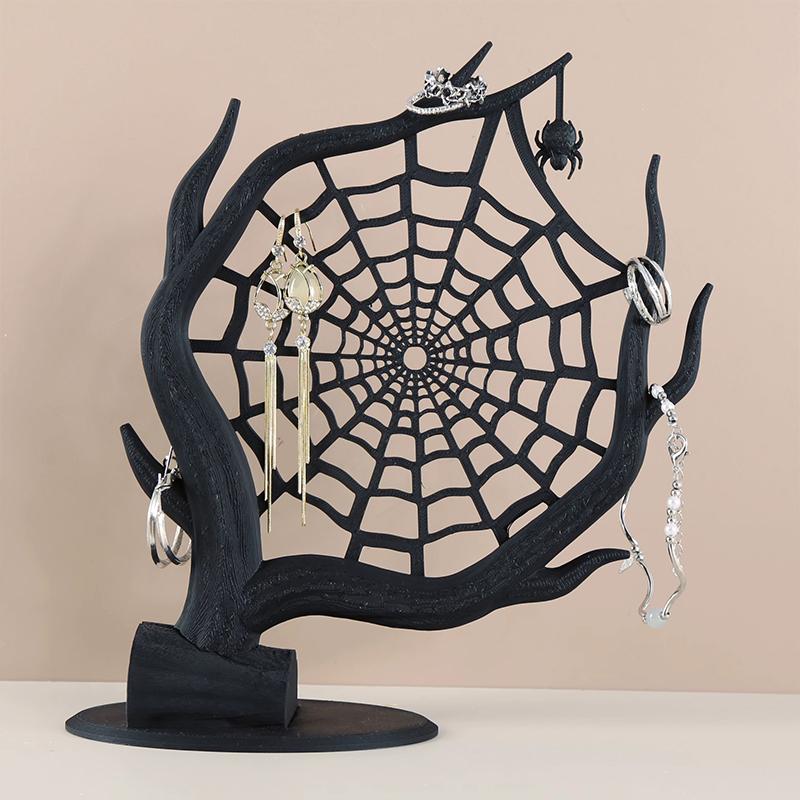 حامل مجوهرات على شكل شبكة عنكب - مراجعة 3D Printing Web وسعره