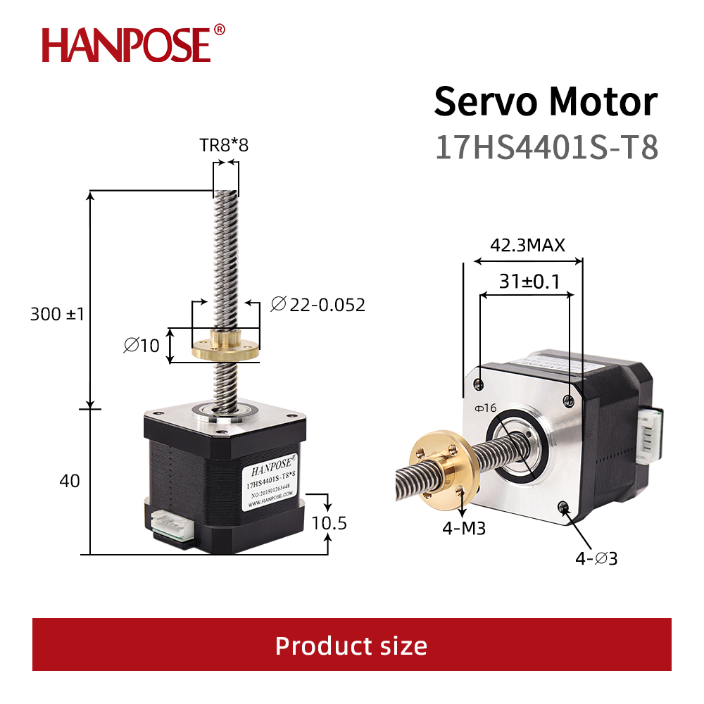 NEMA17 برغي محرك متدرج 1.7A 40 - مراجعة Lead Screw Stepper وسعره