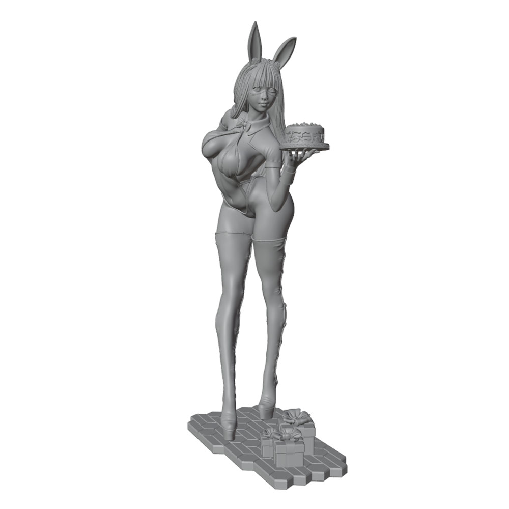 مجسم شخصية فتاة أرنب بتصميم حف - مراجعة 3D Printing Mockup وسعره