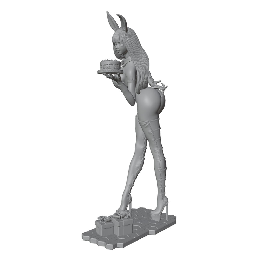 مجسم شخصية فتاة أرنب بتصميم حف - مراجعة 3D Printing Mockup وسعره