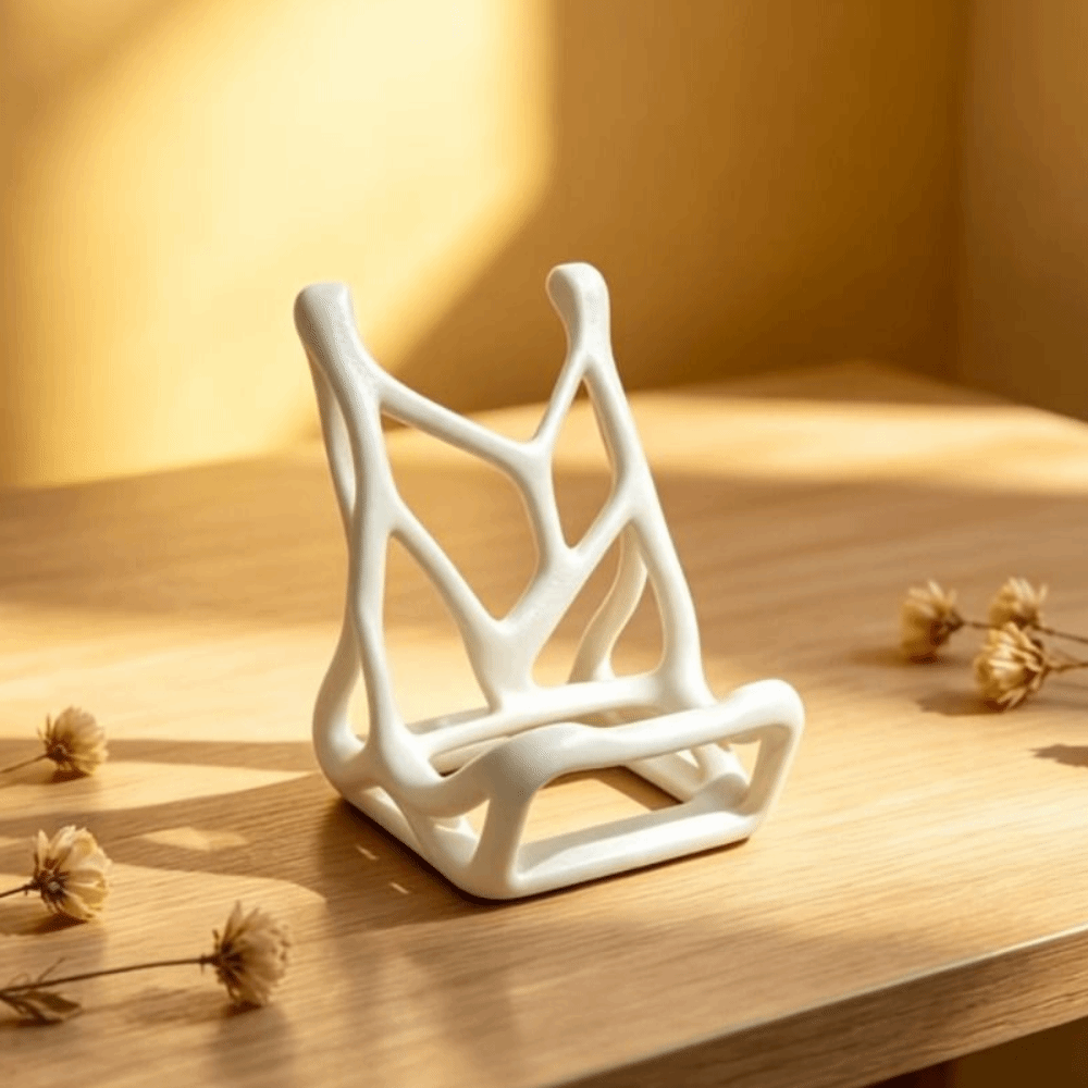 حامل هاتف على شكل هيكل عظمي مط - مراجعة 3D Printing Card وسعره