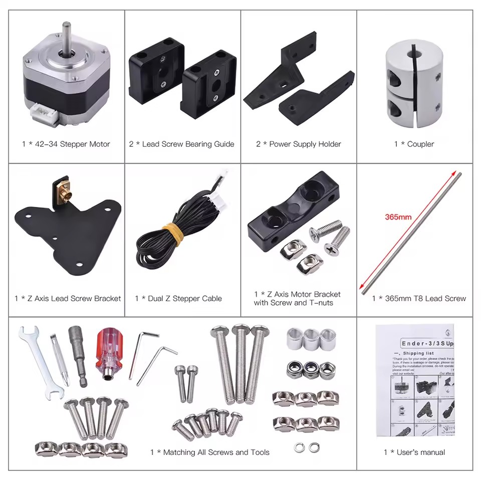 أجزاء طابعة ثلاثية الأبعاد لـ  - مراجعة 3D Printing Ender وسعره