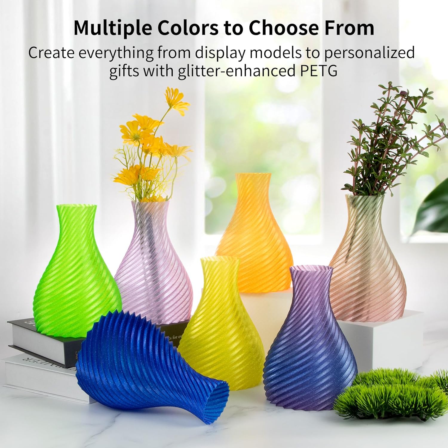 خيط طباعة ثلاثية الأبعاد PETG  - مراجعة 3D Printing Glass وسعره