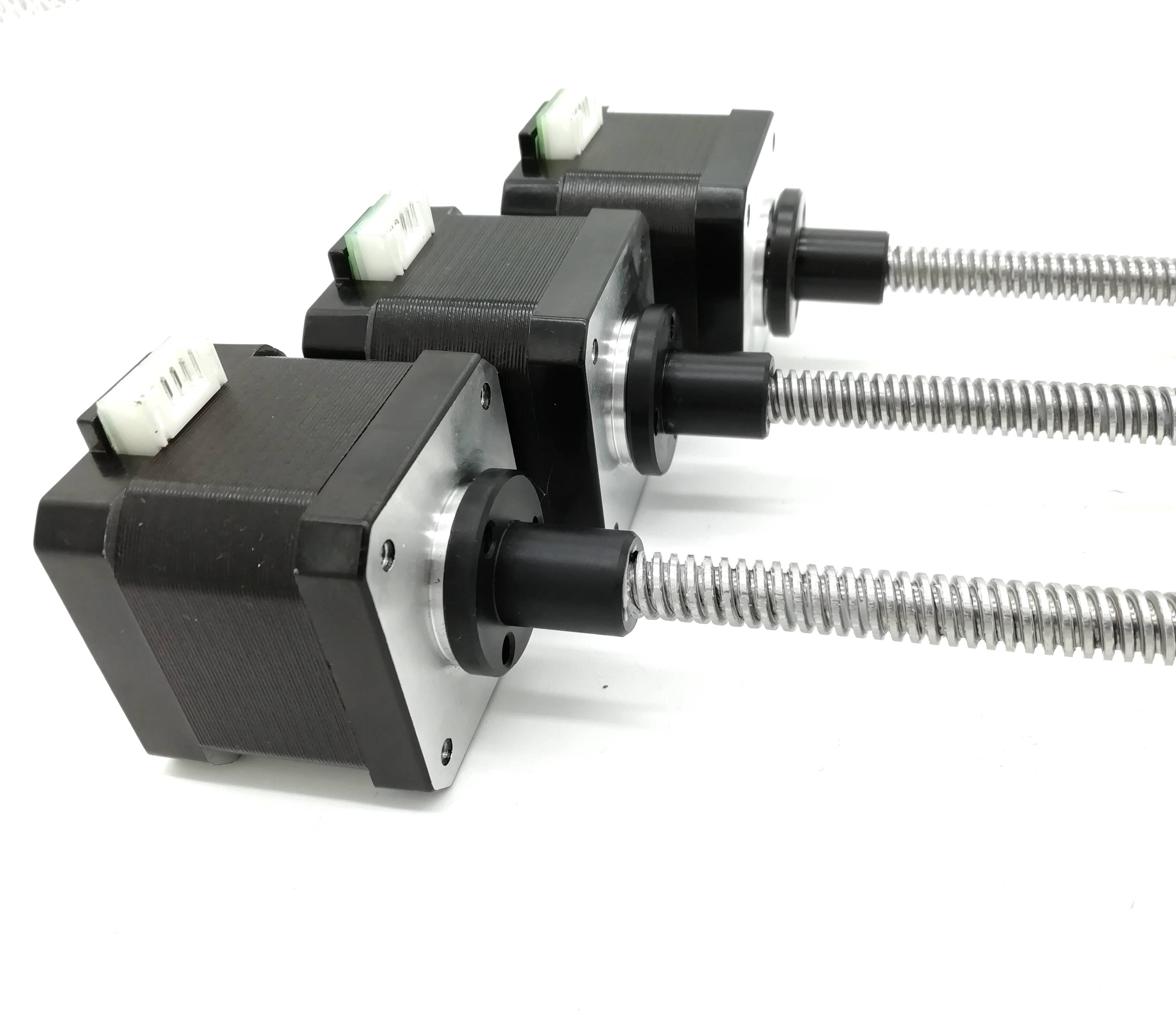 محرك متدرج خطي Nema17 مع برغي  - مراجعة Lead Screw Stepper وسعره